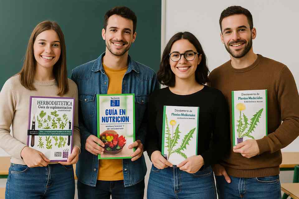 curso de naturopatia online con libros y diploma universitario